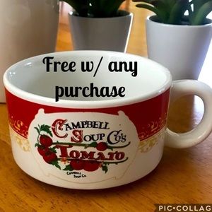 Free w/ purchase Vintage 2000 Campbell Soup Company Tomato Soup Mug Cup Dish